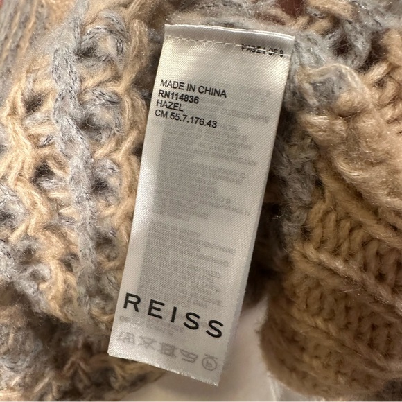 Reiss Hazel Open-Knit Oversized “Jumper” Sweater - Picture 8 of 11